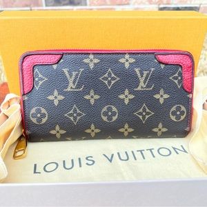 Louis Vuitton Retiro Zippy Monogram Wallet